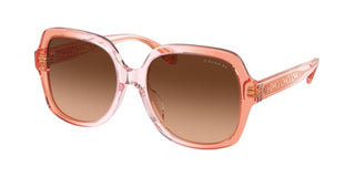 Coach HC 8395U women Pink Squared Sunglasses