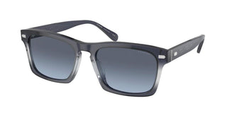 Coach HC 8397U men Blue Squared Sunglasses