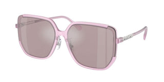 Coach HC 8401D women Violet Geometric Sunglasses