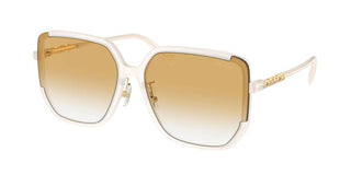 Coach HC 8401D women White Geometric Sunglasses