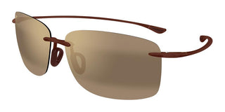 Maui Jim HEMA 443 unisex Brown Geometric Sunglasses