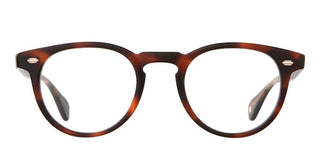 Garrett Leight HERCULES unisex Havana Round Eyeglasses