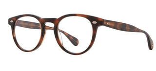 Garrett Leight HERCULES unisex Havana Round Eyeglasses