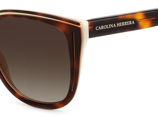 Carolina Herrera HER 0144/S women Havana Squared Sunglasses