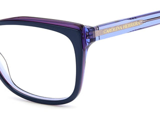 Carolina Herrera HER 0208 women Violet Geometric Eyeglasses