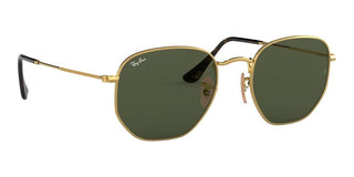 Ray-Ban HEXAGONAL METAL RB 3548N unisex Gold Geometric Sunglasses