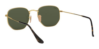 Ray-Ban HEXAGONAL METAL RB 3548N unisex Gold Geometric Sunglasses