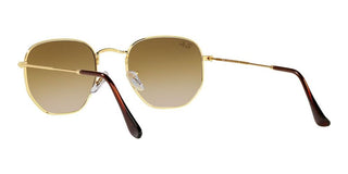 Ray-Ban HEXAGONAL RB 3548 unisex Gold Geometric Sunglasses