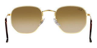 Ray-Ban HEXAGONAL RB 3548 unisex Gold Geometric Sunglasses