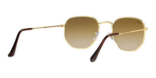 Ray-Ban HEXAGONAL RB 3548 unisex Gold Geometric Sunglasses