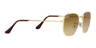 Ray-Ban HEXAGONAL RB 3548 unisex Gold Geometric Sunglasses