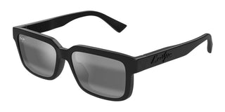 Maui Jim HIAPO AF 655 unisex Black Rectangle Sunglasses