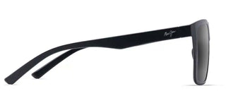 Maui Jim HONOKALANI 455 men Black Geometric Sunglasses