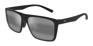 Maui Jim HONOKALANI 455 men Black Geometric Sunglasses