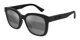 Maui Jim HONUA AF 653 unisex Black Squared Sunglasses