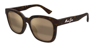 Maui Jim HONUA AF 653 unisex Havana Squared Sunglasses