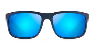 Maui Jim HUELO 449 unisex Blue Squared Sunglasses