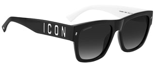 Dsquared2 ICON 0004/S men Black Squared Sunglasses