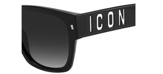 Dsquared2 ICON 0004/S men Black Squared Sunglasses