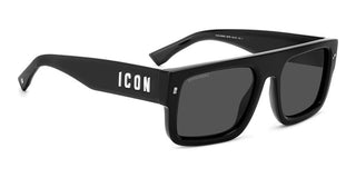 Dsquared2 ICON 0008/S men Black Squared Sunglasses