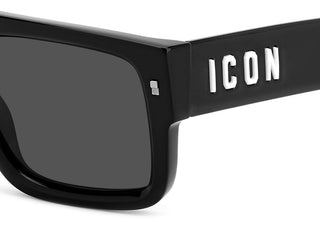 Dsquared2 ICON 0008/S men Black Squared Sunglasses