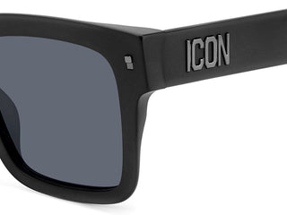 Dsquared2 ICON 0010/S men Black Squared Sunglasses