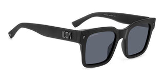 Dsquared2 ICON 0010/S men Black Squared Sunglasses