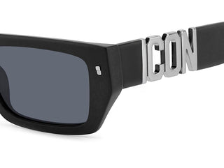 Dsquared2 ICON 0011/S men Black Squared Sunglasses