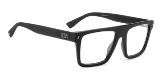 Dsquared2 ICON 0012 men Black Geometric Eyeglasses