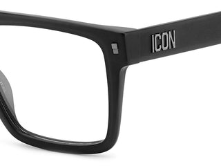 Dsquared2 ICON 0012 men Black Geometric Eyeglasses