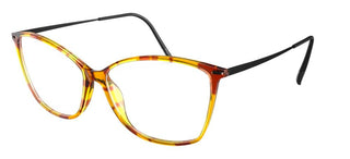 Silhouette ILLUSION LITE 1607 women Havana Cat Eye Eyeglasses