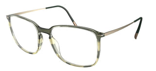 Silhouette ILLUSION LITE 2945 men Havana Geometric Eyeglasses