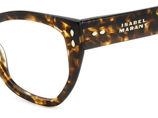 Isabel Marant IM 0129 women Havana Squared Eyeglasses