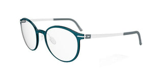 Silhouette INFINITY VIEW 2923 men Blue Round Eyeglasses