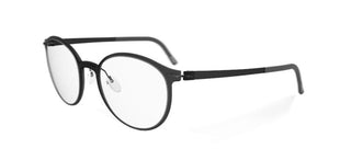 Silhouette INFINITY VIEW 2923 men Black Round Eyeglasses