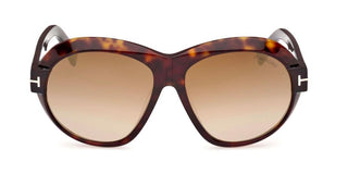 Tom Ford INGER FT 1113 women Havana Round Sunglasses