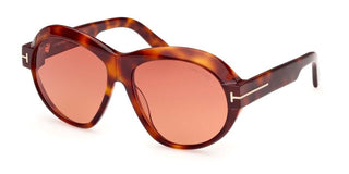 Tom Ford INGER FT 1113 women Havana Round Sunglasses