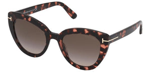 Tom Ford IZZI FT 0845 women Havana Cat Eye Sunglasses