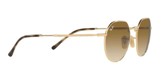 Ray-Ban JACK RB 3565 unisex Gold Round Sunglasses