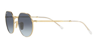 Ray-Ban JACK RB 3565 unisex Gold Round Sunglasses