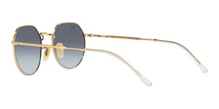 Ray-Ban JACK RB 3565 unisex Gold Round Sunglasses