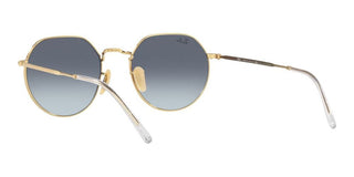 Ray-Ban JACK RB 3565 unisex Gold Round Sunglasses