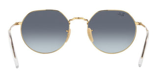 Ray-Ban JACK RB 3565 unisex Gold Round Sunglasses