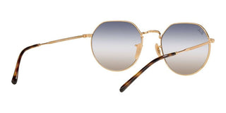 Ray-Ban JACK RB 3565 unisex Gold Round Sunglasses