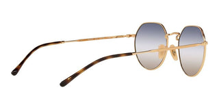 Ray-Ban JACK RB 3565 unisex Gold Round Sunglasses