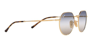 Ray-Ban JACK RB 3565 unisex Gold Round Sunglasses