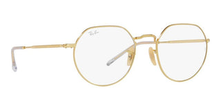 Ray-Ban JACK RB 3565 unisex Gold Round Sunglasses