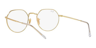 Ray-Ban JACK RB 3565 unisex Gold Round Sunglasses