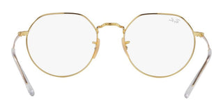 Ray-Ban JACK RB 3565 unisex Gold Round Sunglasses