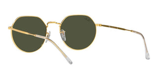 Ray-ban Jack Rb 3565 Unisex Gold Round Sunglasses